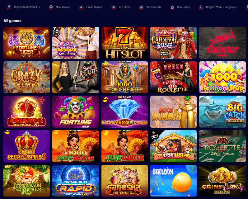 Gladiatorsbet Game Library